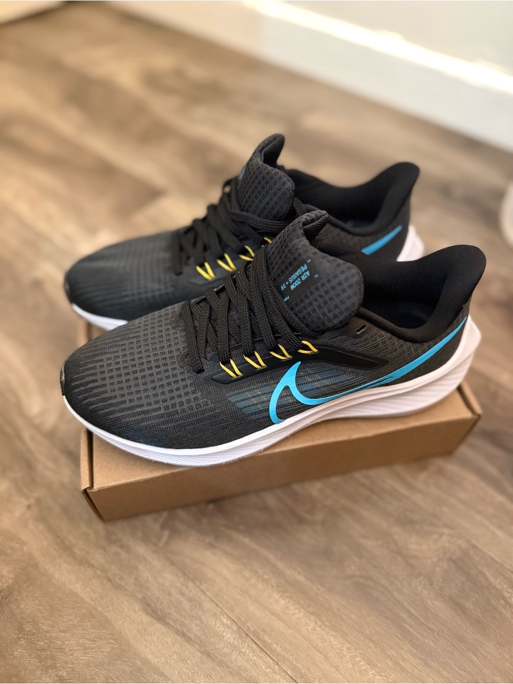 Nike Men Black Air Zoom Pegasus